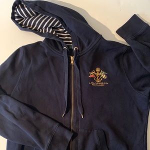 Woman’s large LRL Ralph Lauren full zip hoodie